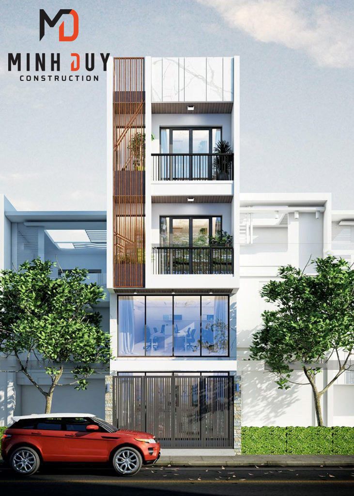 Mẫu nhà 4 tầng đẹp - Xây Dựng Minh Duy