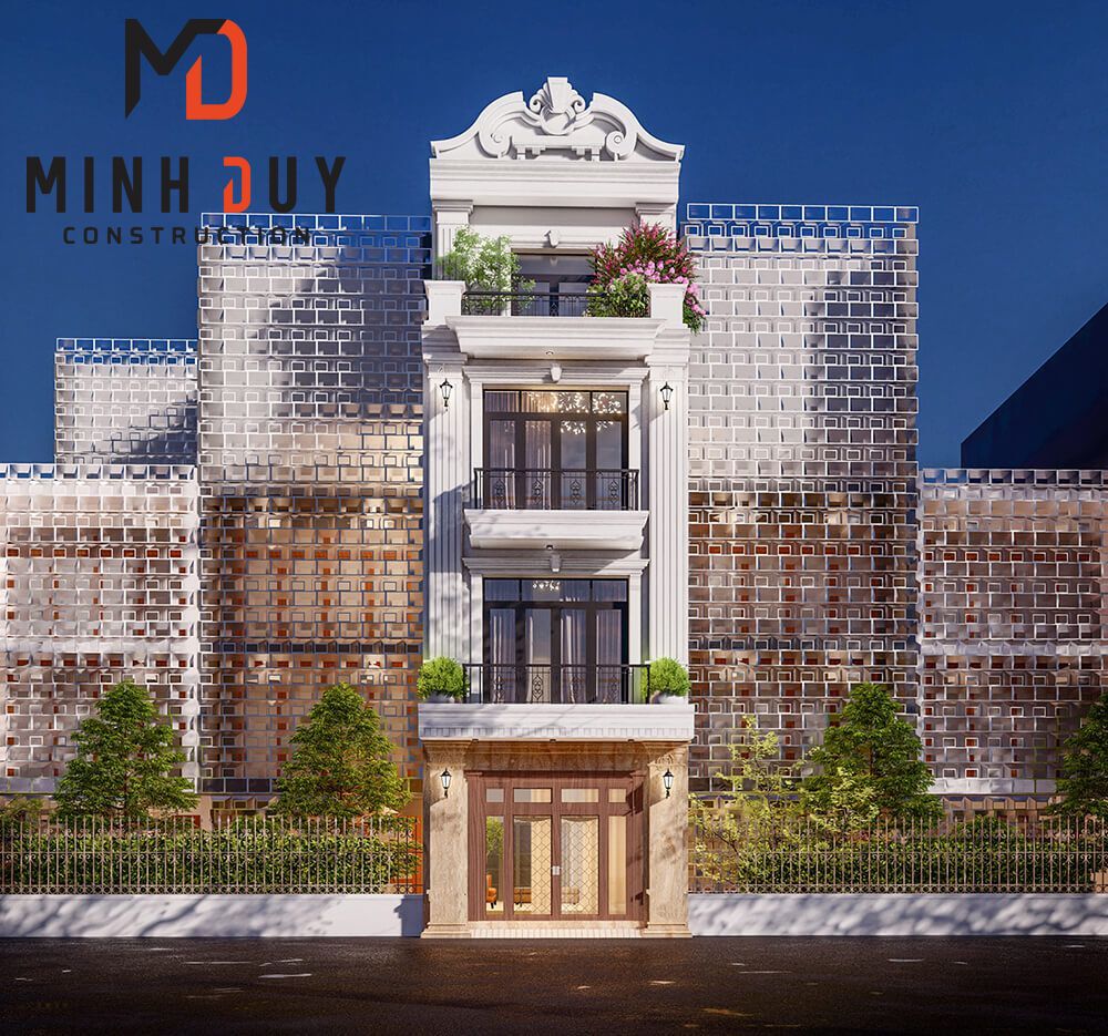Mẫu nhà 4 tầng đẹp - Xây Dựng Minh Duy