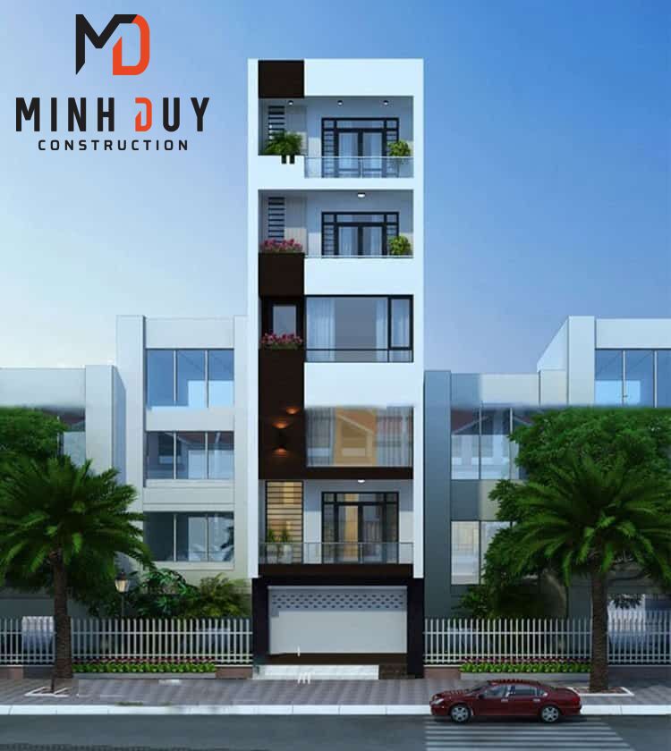 Mẫu nhà 4 tầng đẹp - Xây Dựng Minh Duy