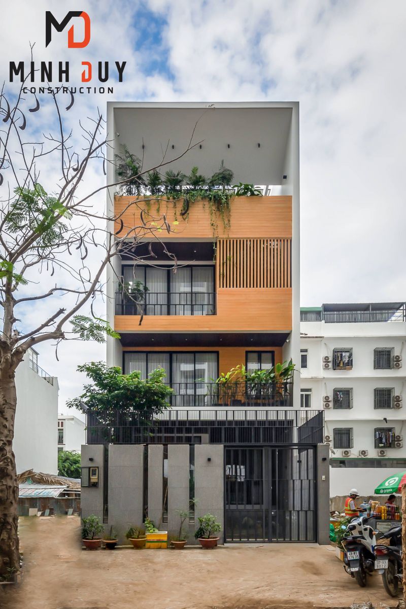 Mẫu nhà 4 tầng đẹp - Xây Dựng Minh Duy