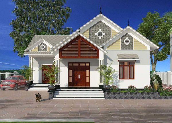 Tổng hợp mẫu thiết kế nhà cấp 4 đẹp, hiện đại 3