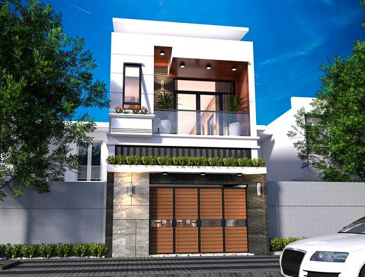 Mẫu thiết kế nhà 1 trệt 1 lầu 5x10m hiện đại, không gian sống lý tưởng