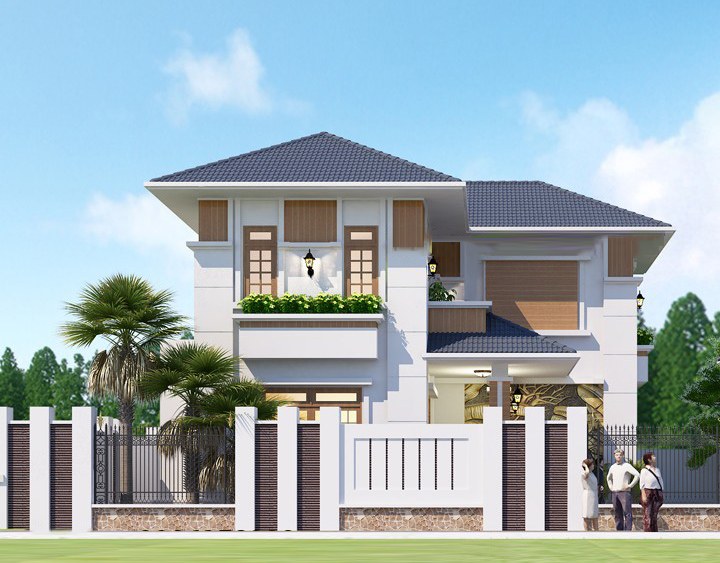 nhà 2 tầng mái thái dưới 1 tỷ