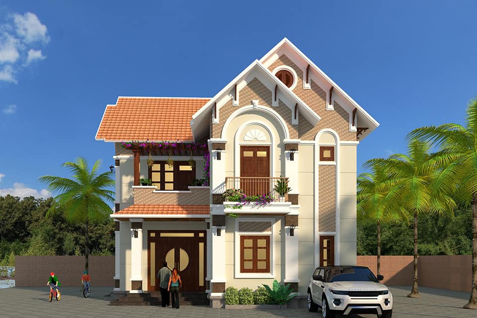 nhà 2 tầng mái thái dưới 1 tỷ