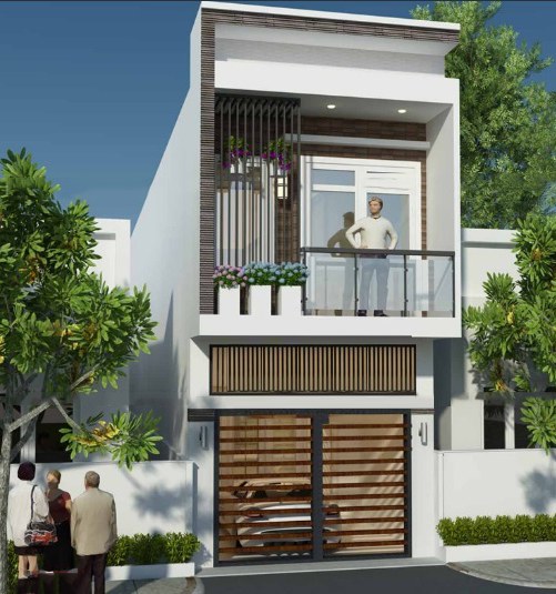 Mẫu nhà phố hiện đại mặt tiền 4m