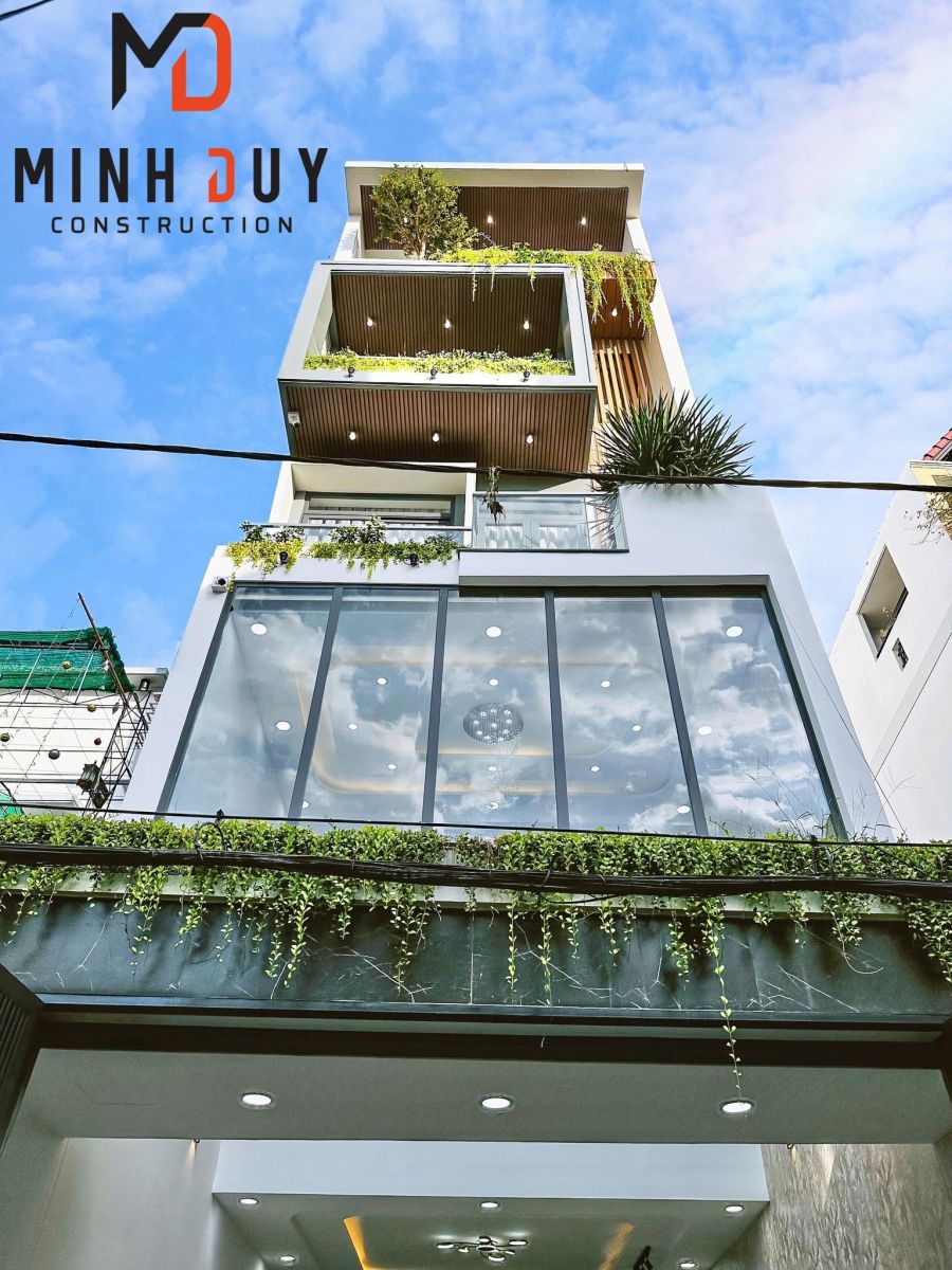 Mẫu nhà trệt, lưởng, 3 lầu - Xây Dựng Minh Duy