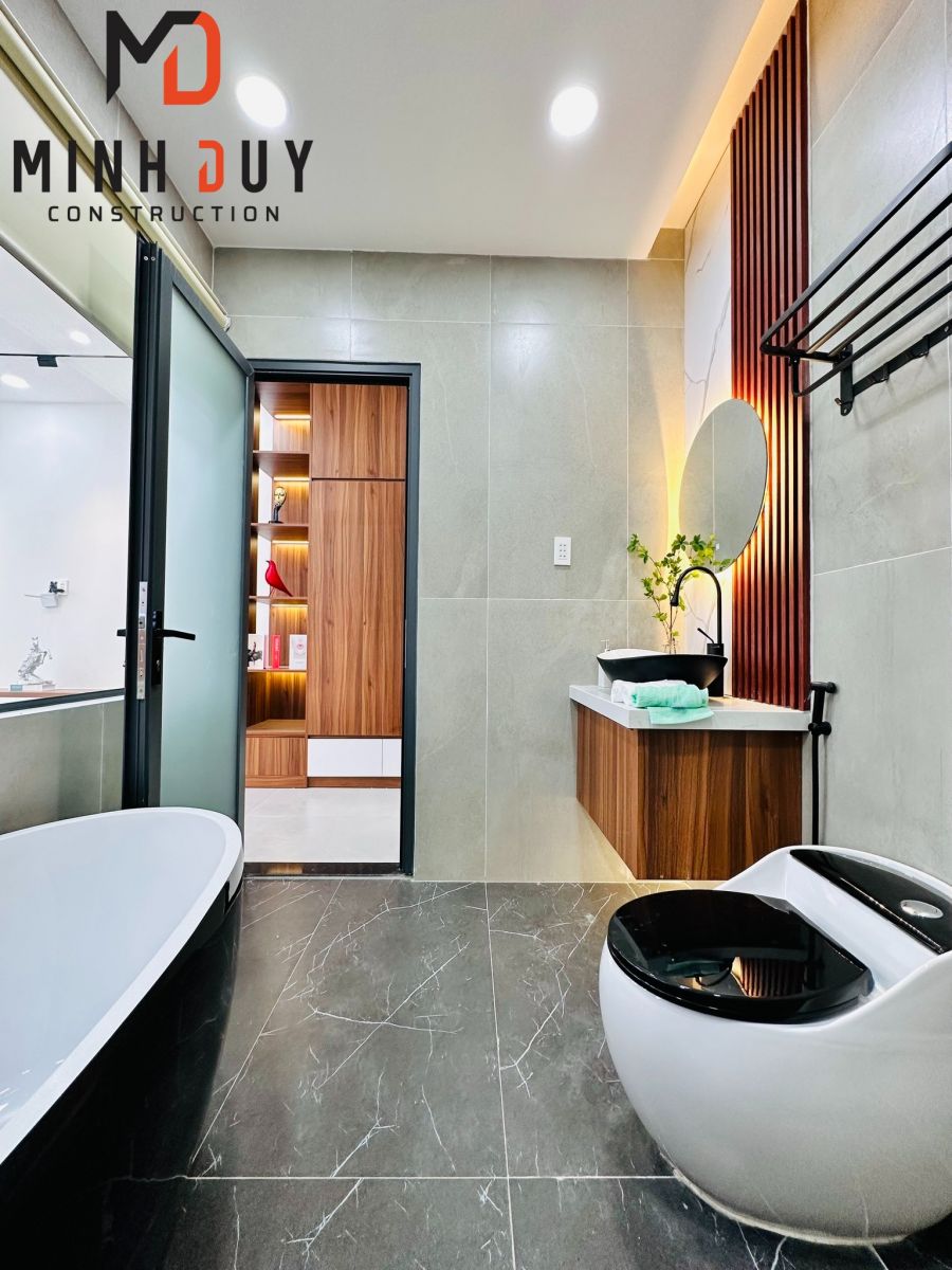 Mẫu nhà trệt, lưởng, 3 lầu - Xây Dựng Minh Duy