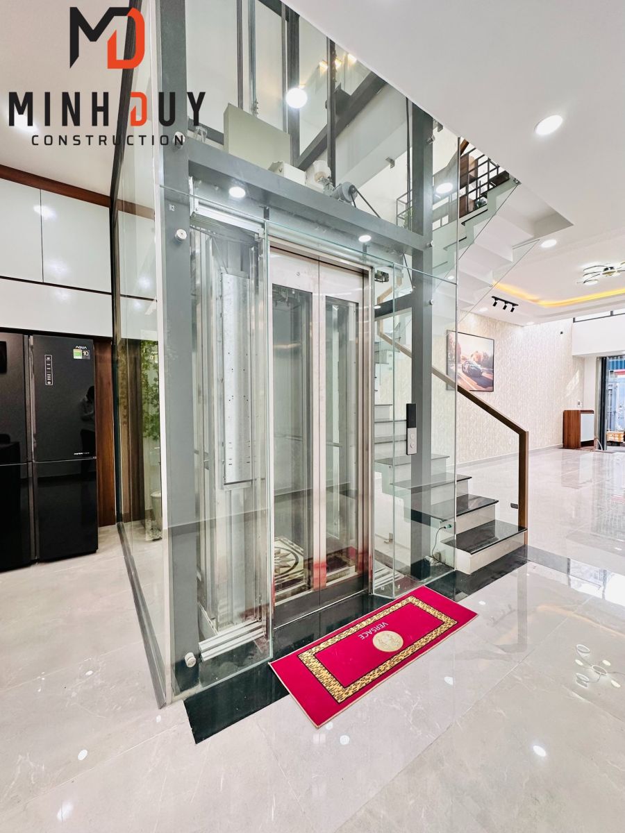 Mẫu nhà trệt, lưởng, 3 lầu - Xây Dựng Minh Duy