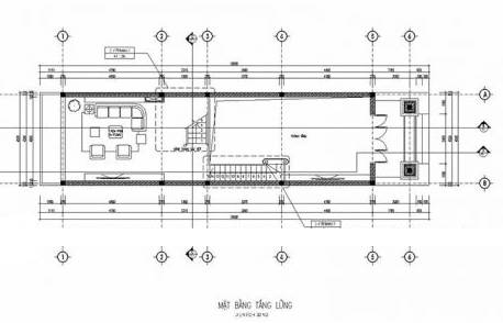 Mẫu nhà 2 tầng 3 phòng ngủ 5x10