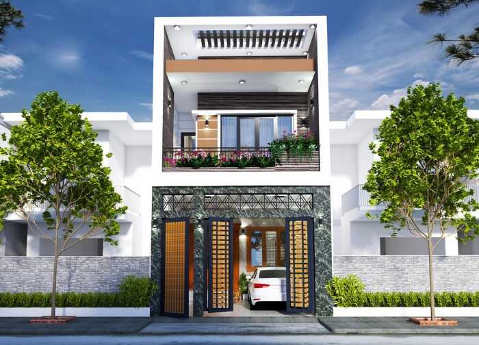 Mẫu nhà phố hiện đại mặt tiền 5m