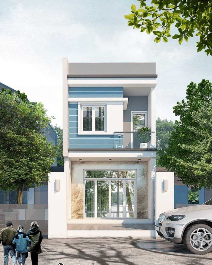 Mẫu nhà phố hiện đại mặt tiền 5m