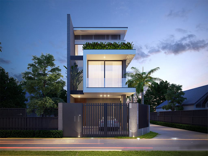 Mẫu nhà phố hiện đại mặt tiền 5m