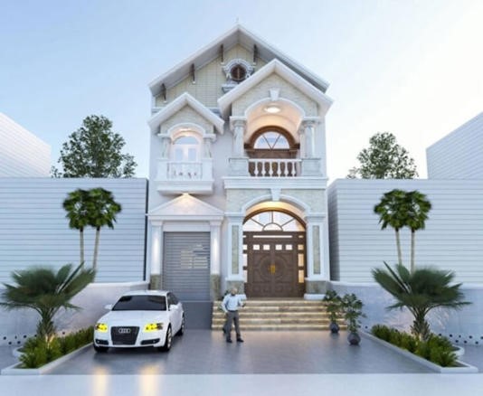 Mẫu nhà 1 trệt 1 lầu - Xây Dựng Minh Duy