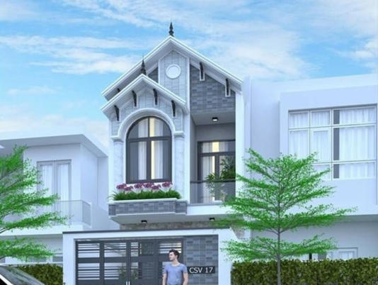 Mẫu nhà 1 trệt 1 lầu - Xây Dựng Minh Duy