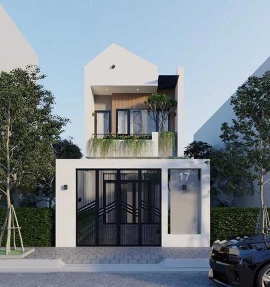 Mẫu nhà 1 trệt 1 lầu - Xây Dựng Minh Duy