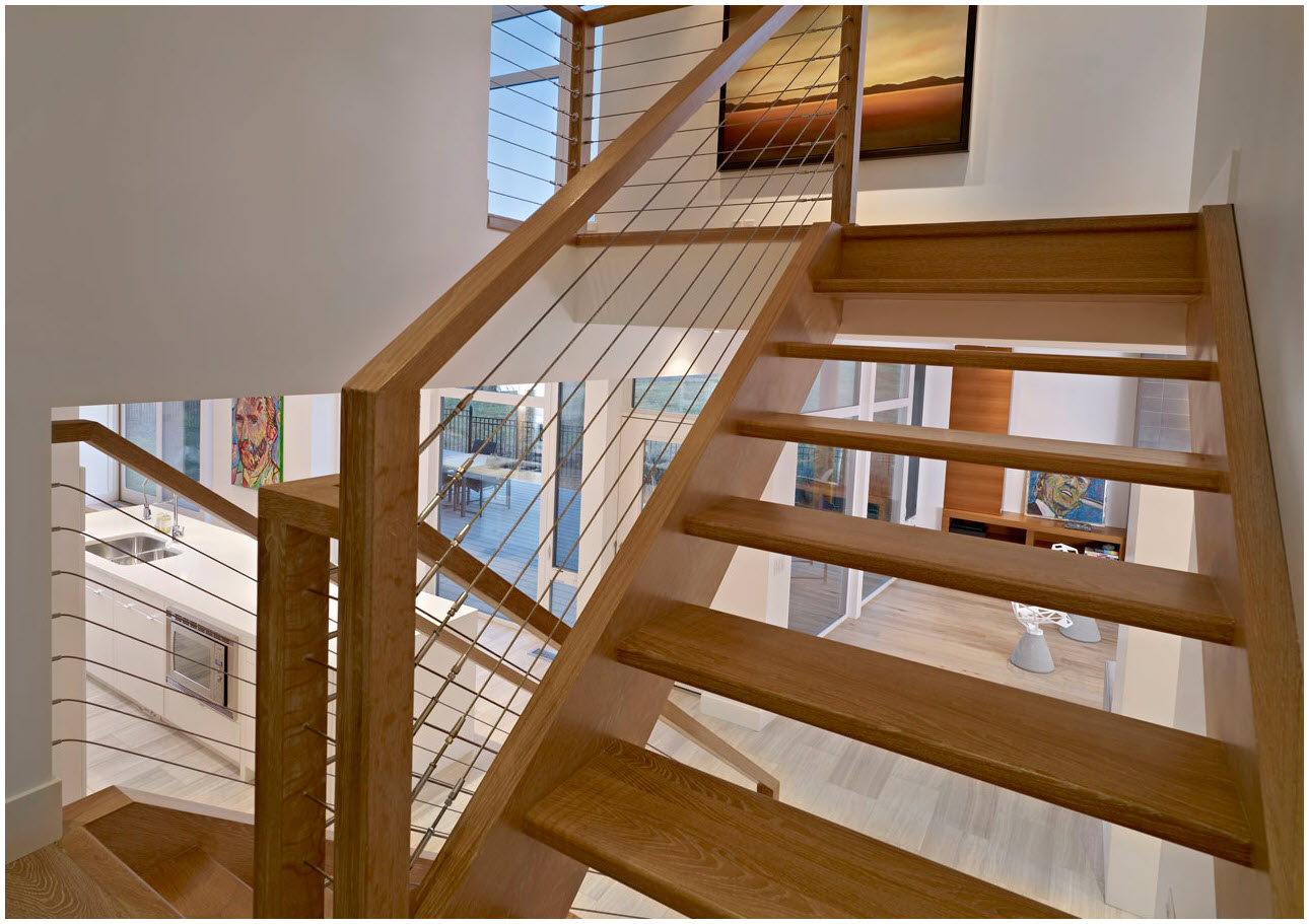 Mẫu cầu thang gỗ đẹp - Xây Dựng Minh Duy