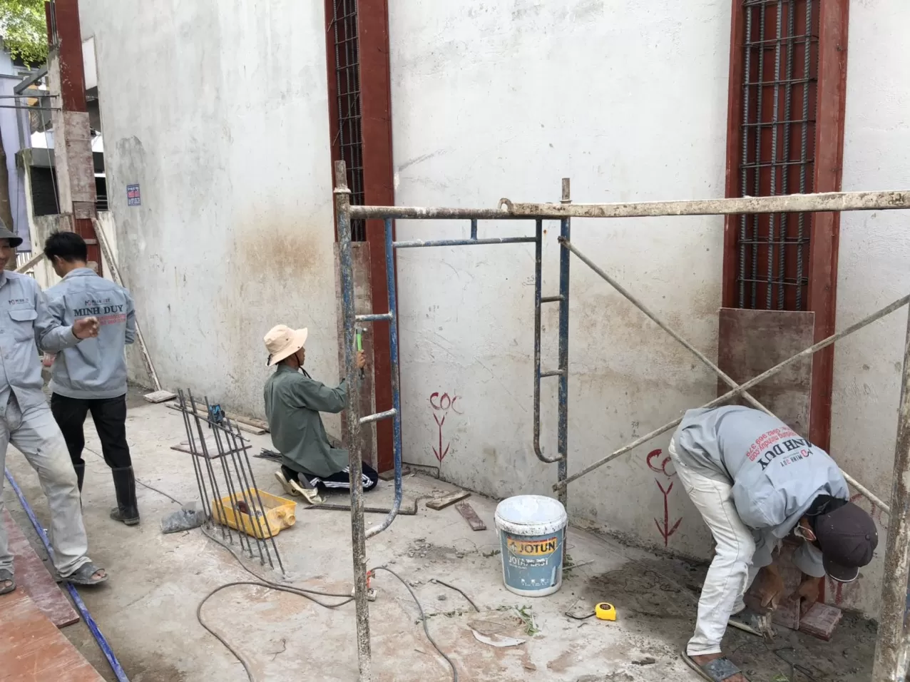 Quy trình xây dựng phần thô tại Xây Dựng Minh Duy