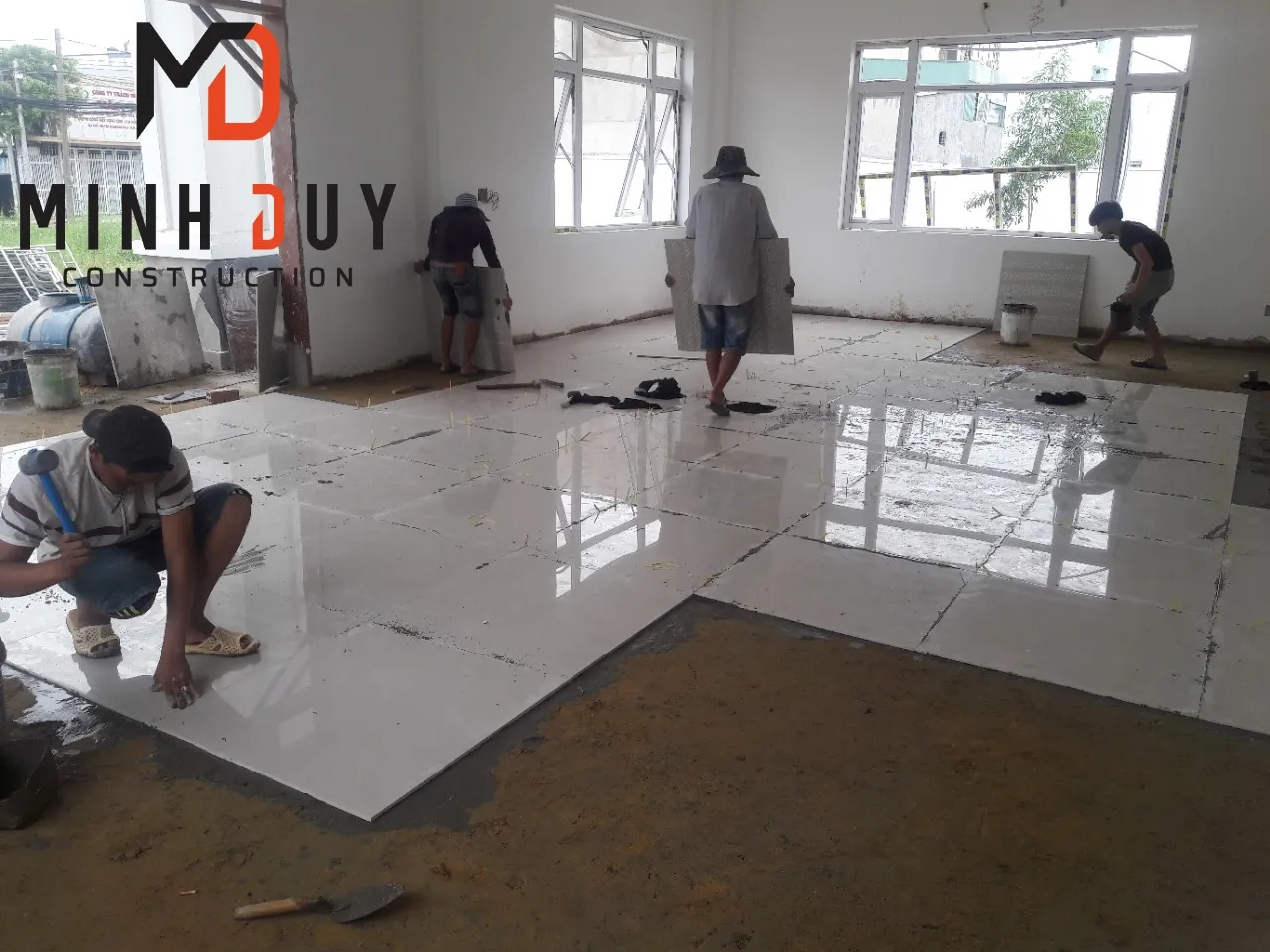 Quy trình thi công phần hoàn thiện nhà tại Xây Dựng Minh Duy