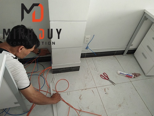 Giai đoạn 6: Lắp đặt hệ thống điện, nước và thiết bị - Xây Dựng Minh Duy