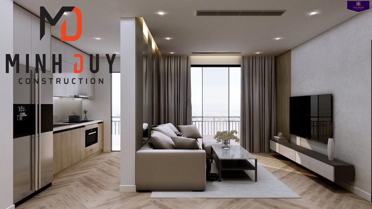 Giai đoạn 8: Lắp đặt nội thất liền tường - Xây Dựng Minh Duy