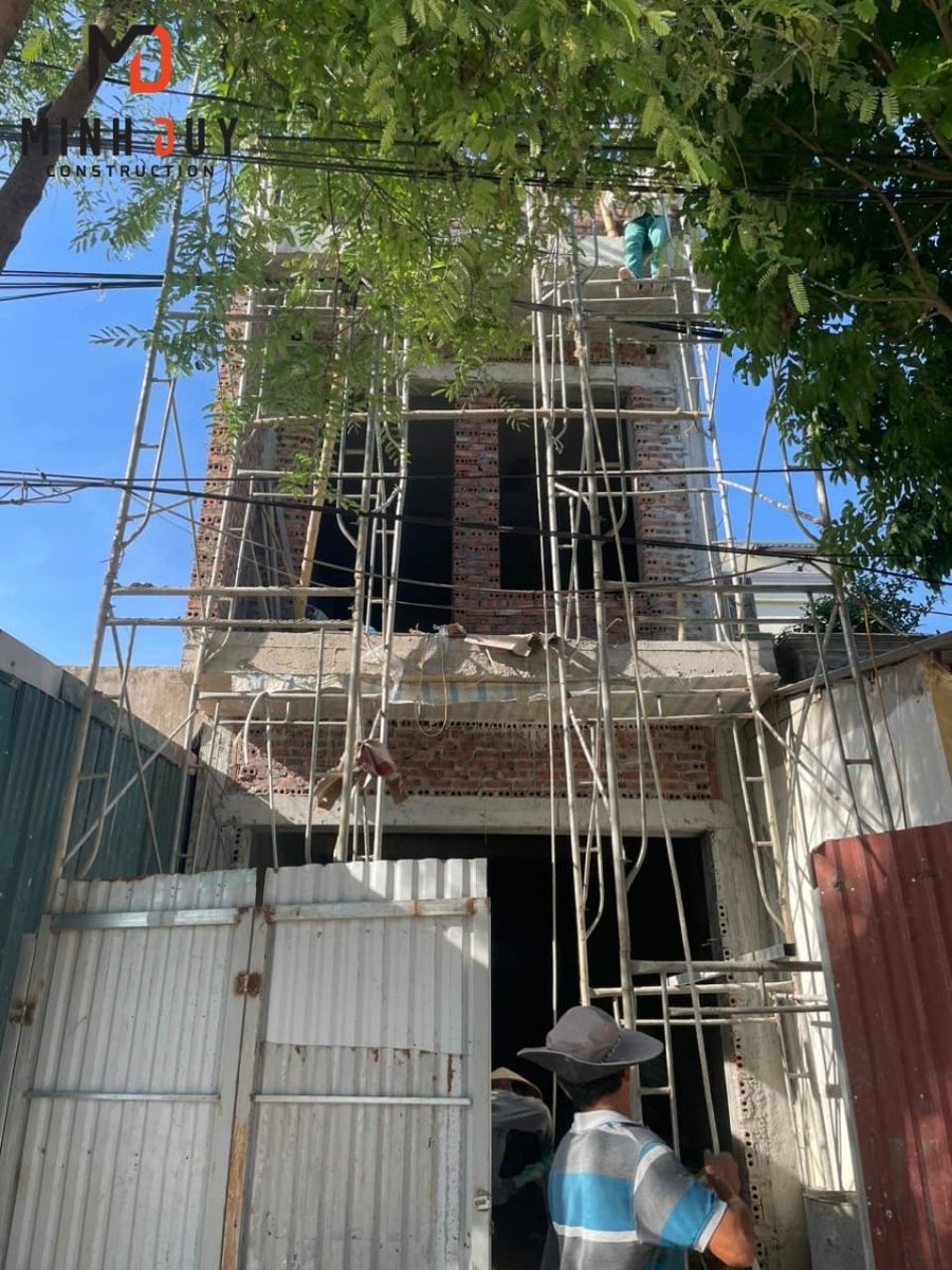 Hình ảnh công trình trong giai đoạn hoàn thiện cơ bản - Xây Dựng Minh Duy