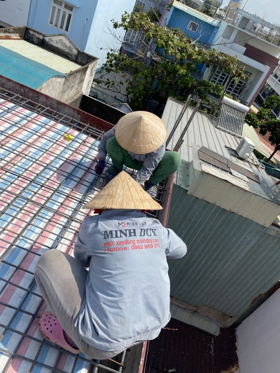 Giai đoạn thi công kết cấu bê tông cốt thép (cột, dầm, sàn) - Xây Dựng Minh Duy