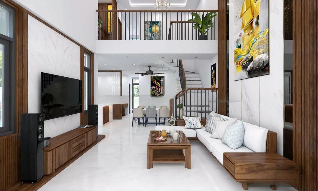 Mẫu nhà cấp 4 gác lửng 2 phòng ngủ tiện nghi - Xây Dựng Minh Duy