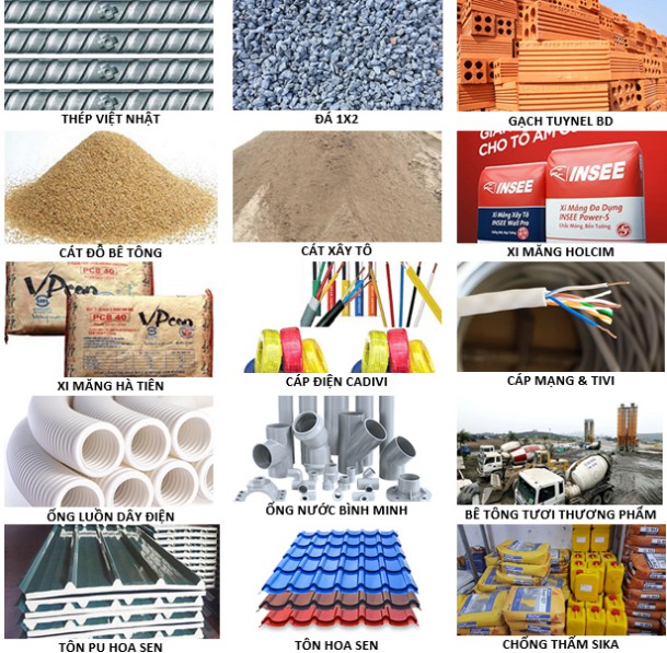 Phân loại vật liệu xây dựng nhà cấp 4 và tư vấn lựa chọn chi tiết