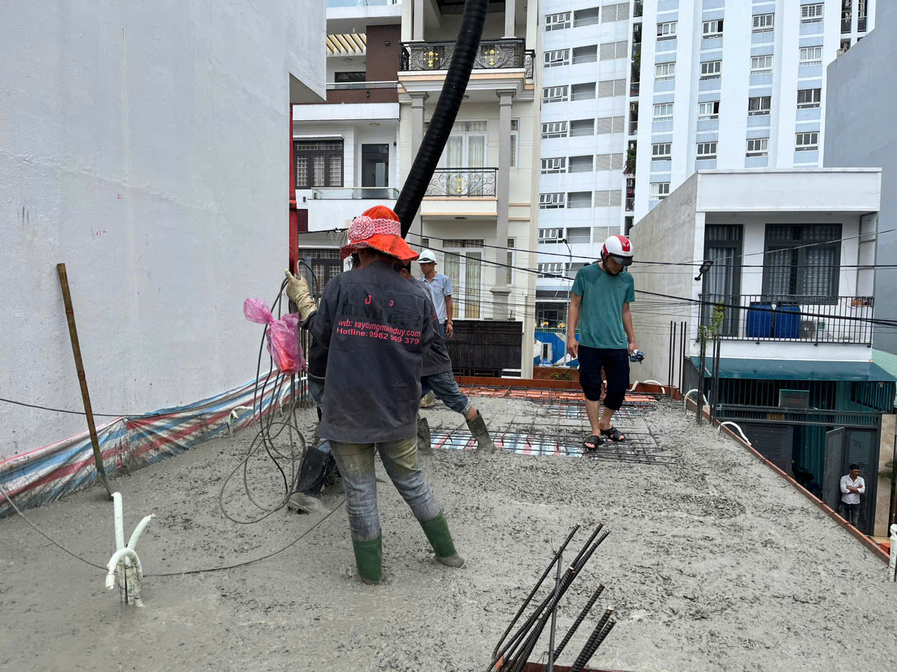 Lưu ý kỹ thuật khi đổ bê tông cho từng cấu kiện