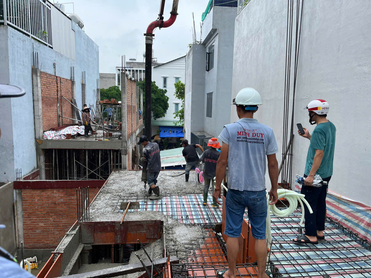 phạm vi công việc của xây nhà phần thô