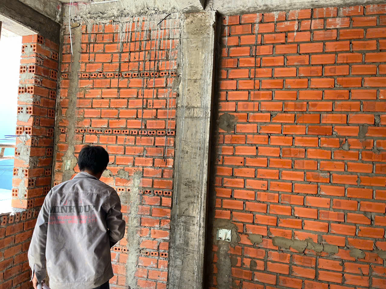 Xây tường bao, tường ngăn phòng