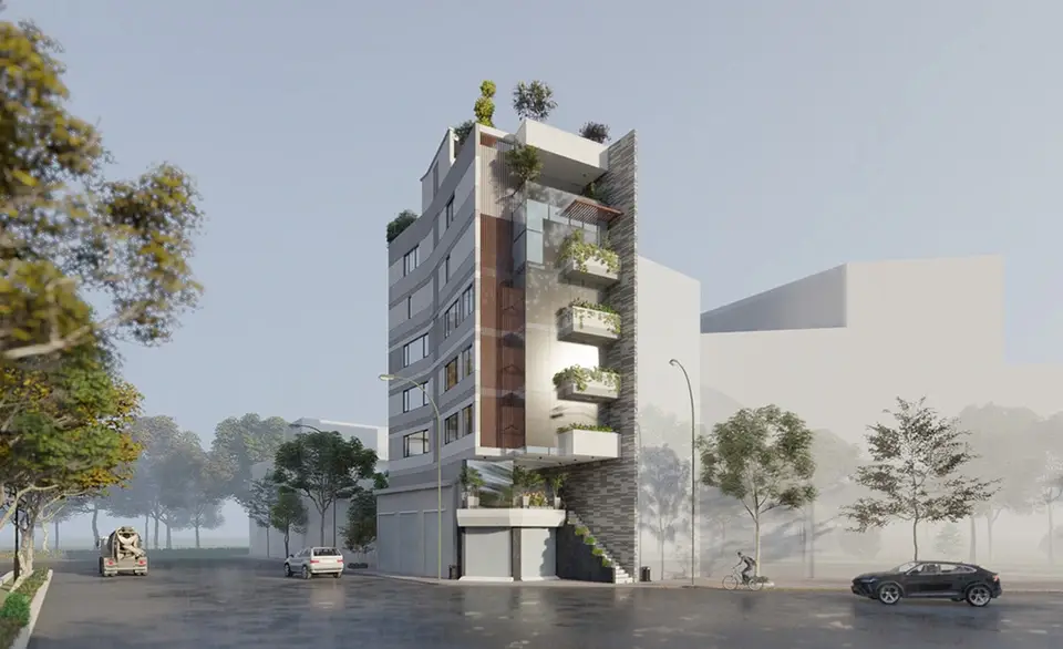 Nh&agrave; phố kết hợp văn ph&ograve;ng