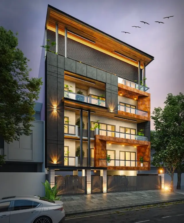 Nh&agrave; phố kết hợp văn ph&ograve;ng