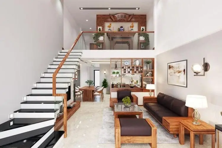 Mẫu nh&agrave; 500 triệu c&oacute; g&aacute;c lửng