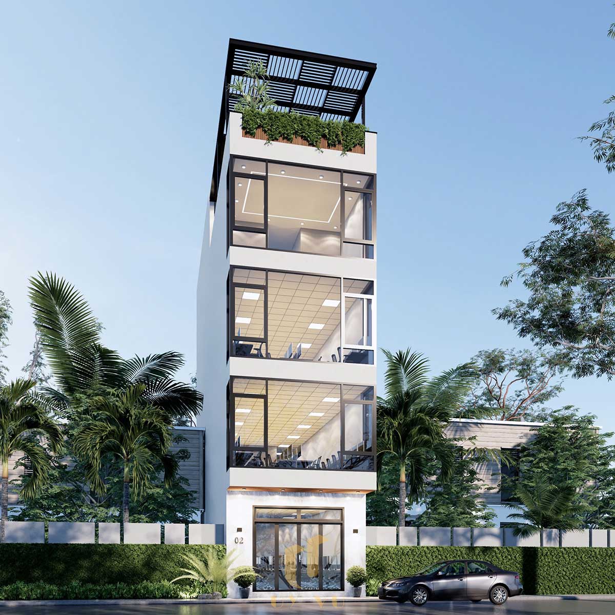 Nhà phố kết hợp căn hộ dịch vụ